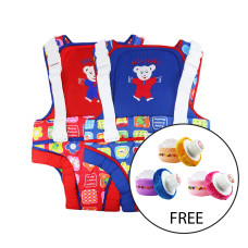 Duck Kangaroo Bag 102 Print EMBD (WS121) FREE 1 Pcs Duck Puff Regular (WS036)